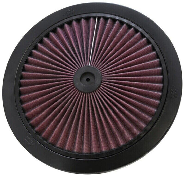 K&N 66-1401 Universal 14" Dia. Black Powder Coated X-Stream Top Lid Air Filter