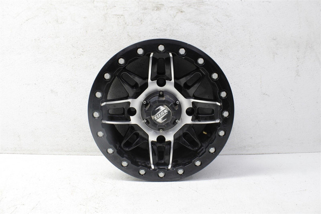 Tusk Wasatch Machined Black Beadlock 14x7 Offset 30 UTV ATV Wheel Rim Assembly