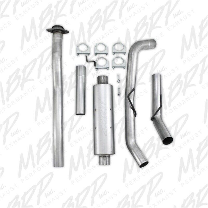 MBRP S5236P 3" Single Side Exit Aluminized Exhaust System for Ford F150