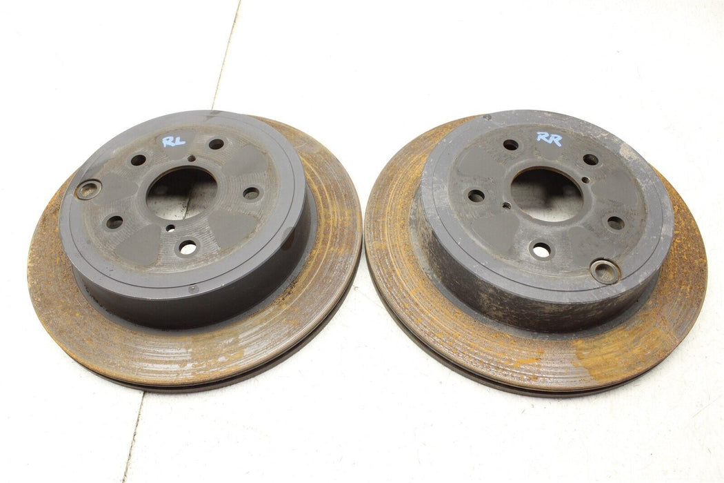 2023 Subaru WRX Rear Left And Right Brake Disc Rotor Set Factory OEM 22-23