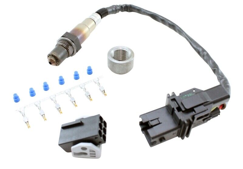 AEM 30-2002 Bosch Wideband UEGO Sensor, Weld-On Bung, Connector, Wire-Seals Pins