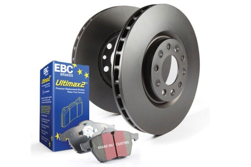 EBC S1KF1647 Front Disc Brake Pad & Rotor Kit For 2017-2018 BMW 330i