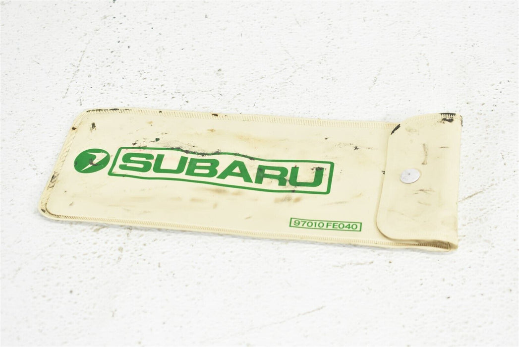 02-07 Subaru Impreza WRX OEM Tool Bag Spare Tire Kit *Only Bag* OEM 2002-2007