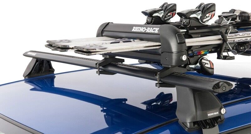 Rhino-Rack 573 Universal Ski/Snowboard Carrier - Fits 3 Pairs Of Skis Or 2
