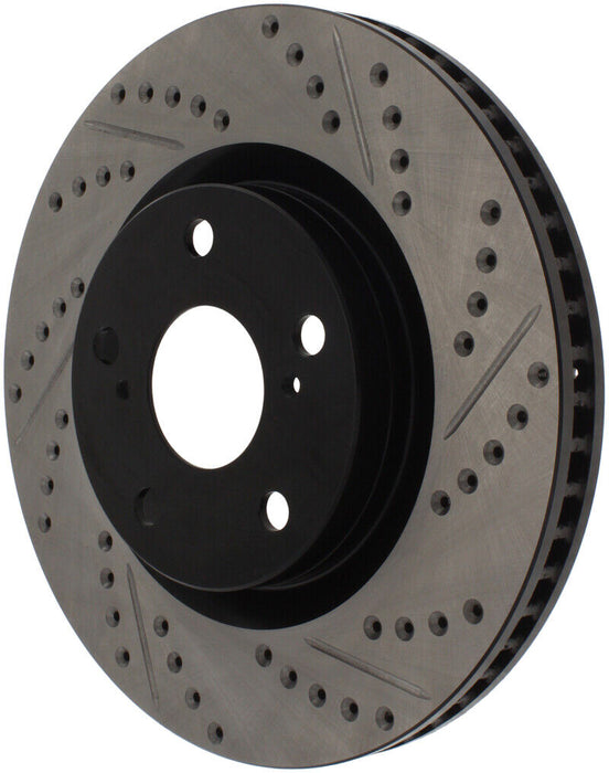 StopTech 127.44146L Sport Drilled & Slotted Front Left Disc Brake Rotor