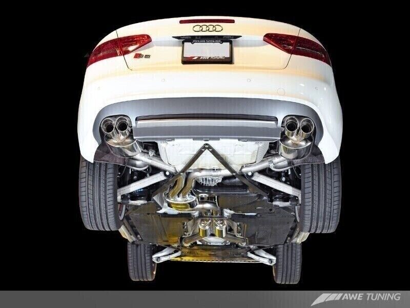 AWE Touring Exhaust Resonated 3415-42014 for Audi B8/B8.5 S5 Cabrio