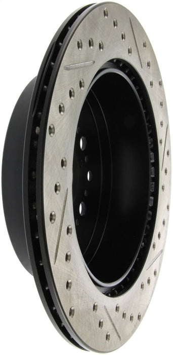 StopTech 127.44084R Sport Cross-Drilled And Slotted Disc Brake Rotor