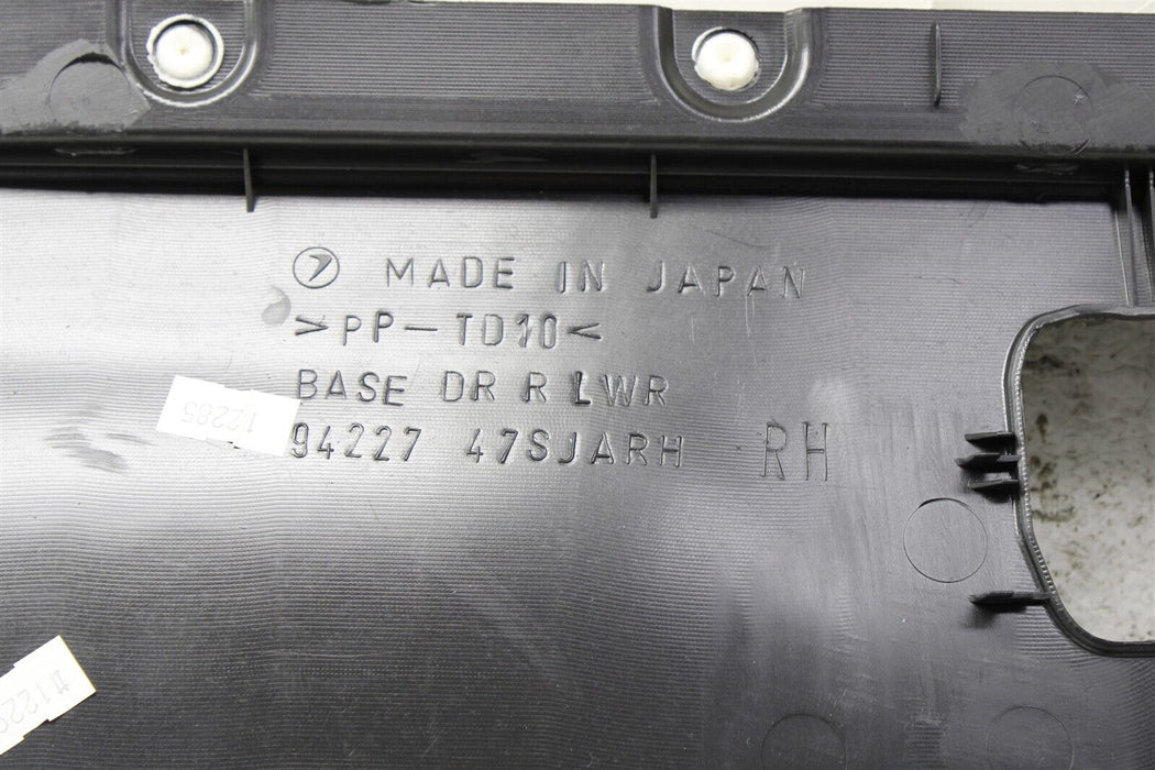 2005-2007 Subaru WRX Rear Right Door Panel RH Passenger 05-07
