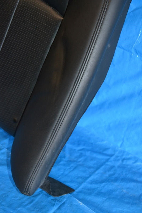 09 Infiniti G37 Sedan Rear Seat Piece Upper Leather Seat Black OEM 2009