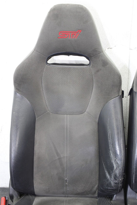 08-14 Subaru Impreza WRX STI Front and Rear Seat Set Seats 2008-2014