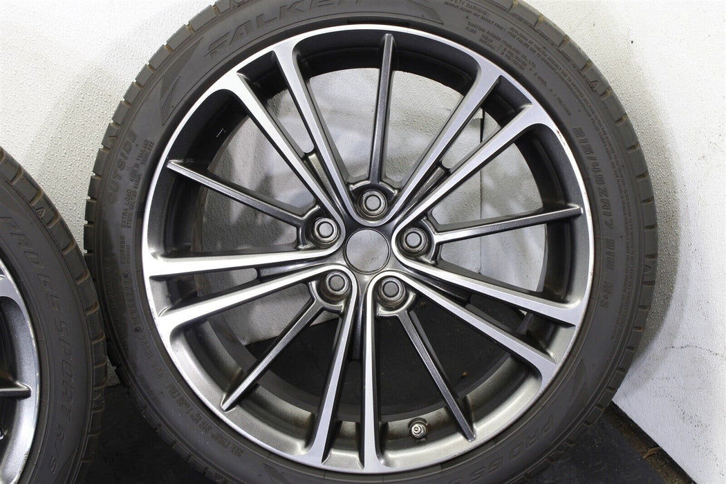 2013-2016 SUBARU BRZ SCION FRS 17 INCH WHEELS RIMS TIRES SET OEM