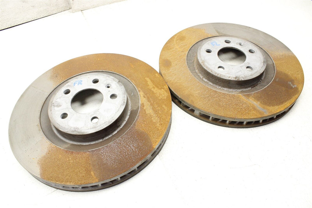 2015 Porsche Macan S Front Rotor Disc Set Assembly Factory OEM 15-18