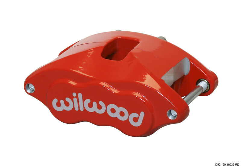 Wilwood 120-10936-RD D52 Dual Piston Floater Caliper, 2.00 / 1.28 Inch