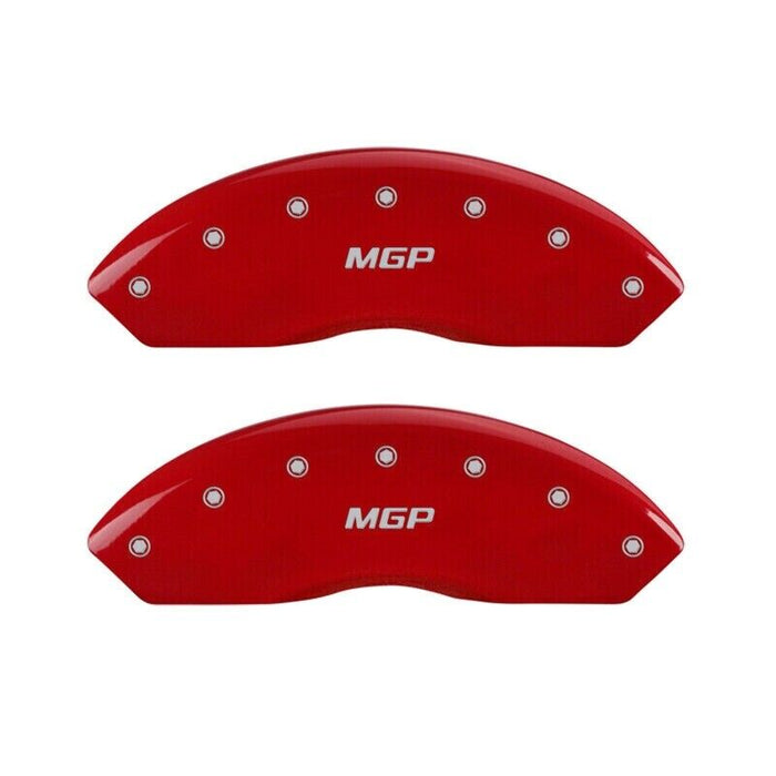 MGP 22132SMGPRD Gloss Red Caliper Covers For 09-13 BMW 328i xDrive