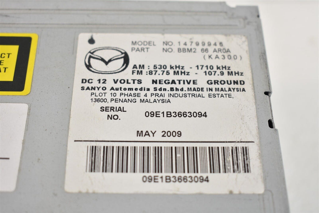 2010-2013 Mazdaspeed3 Radio CD Player Unit BBM266AR0A Speed 3 MS3 OEM 10-13