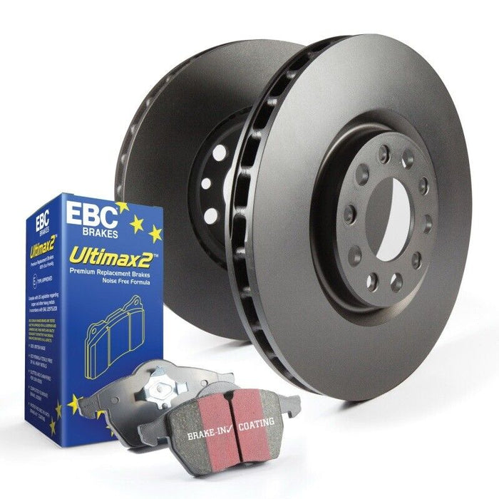 EBC Brakes S1KF1994 S1 Kits Ultimax 2 and RK Rotors Fits 17-19 Civic