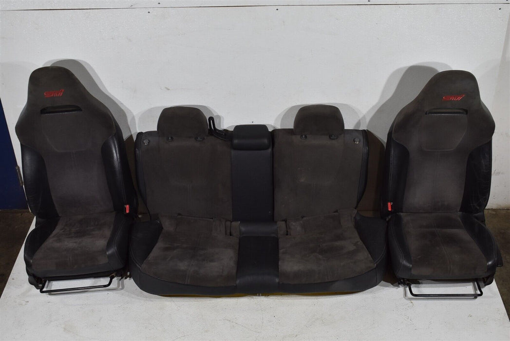 2008-2014 Subaru Impreza WRX STI Seat Set Assembly Seats Front & Rear OEM 08-14