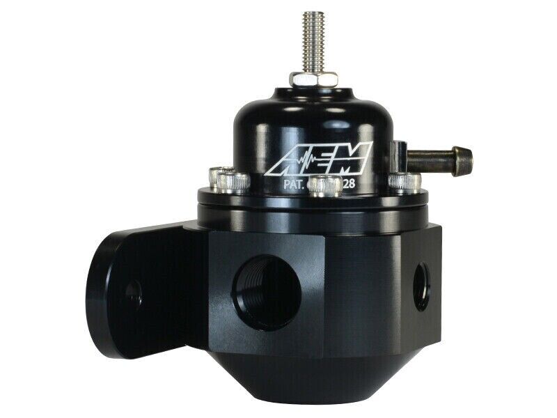 AEM Universal Black Anodized Adjustable Fuel Pressure Regulator 25-302BK