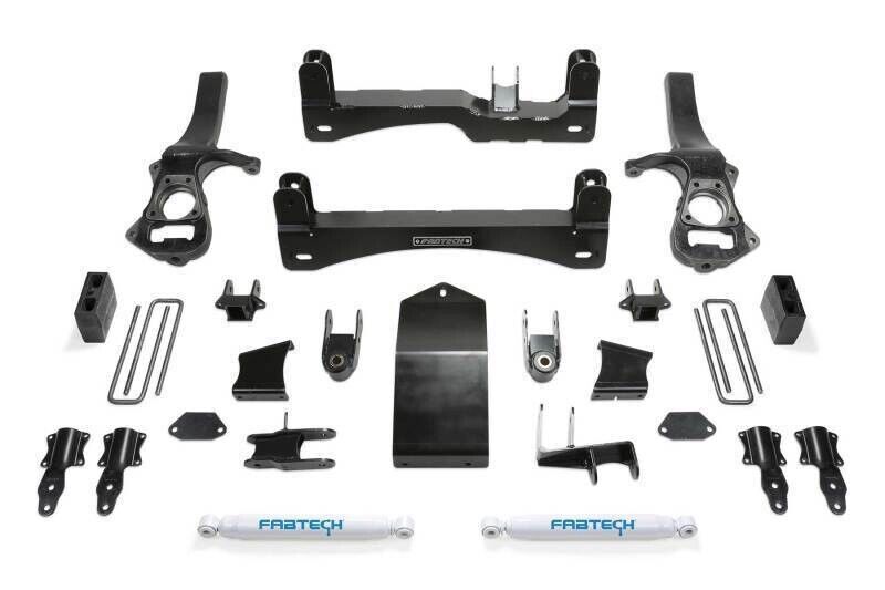 Fabtech K1132 6" Suspension Lift Kit for 2019-2022 Silverado/Sierra 1500 4WD