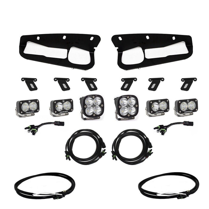 Baja Designs Squadron Pro Fog Light Pocket Kit W/ Upfitter For 21+ Ford Bronco