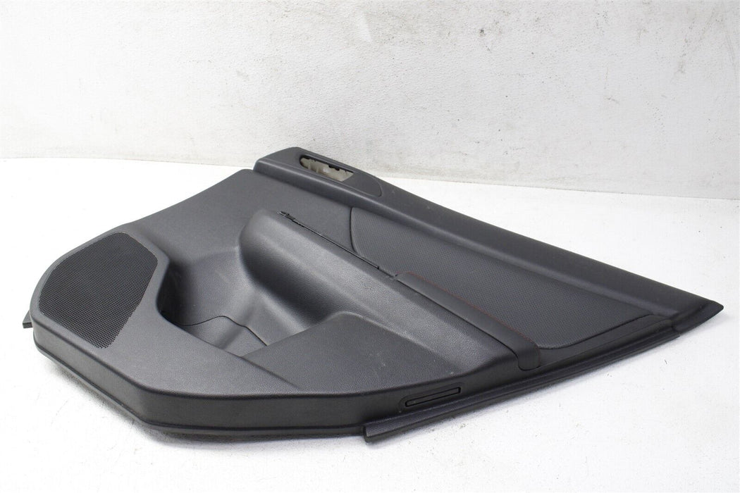 2020 Subaru WRX Passenger Rear Right Door Panel Cover Trim Assembly OEM 15-21