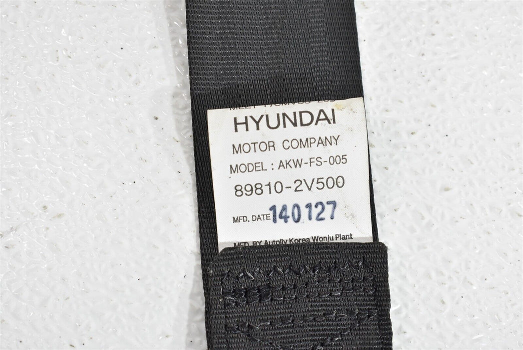 2012-2017 Hyundai Veloster Seat Belt Assembly Rear Left Driver Side LH OEM 12-17