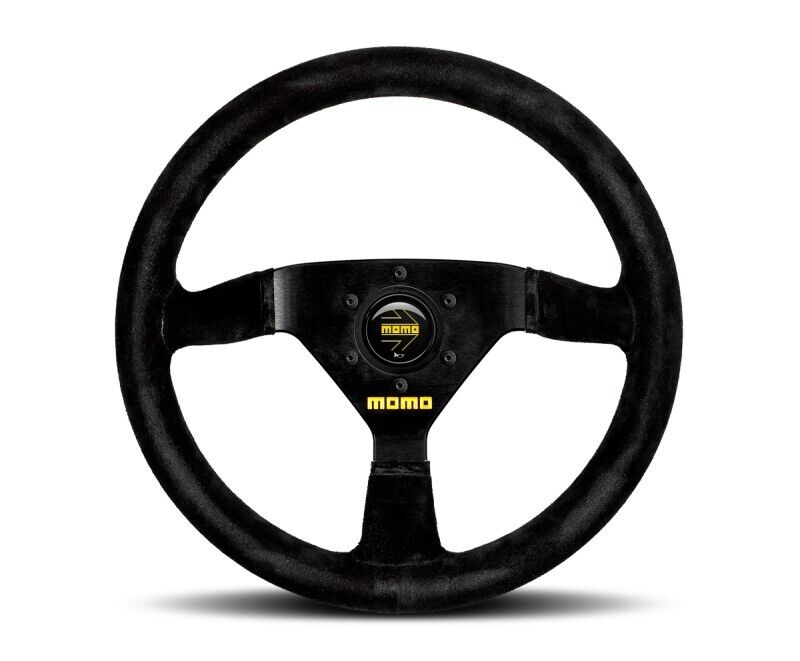 Momo MOD69 Steering Wheel 350 mm -  Black Suede/Black Spokes