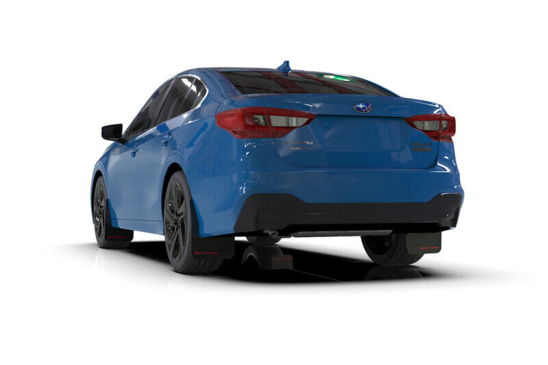 Rally Armor MF64-UR-BLK/BL Black Ur Mud Flap Blue Logo For Subaru Legacy 20+