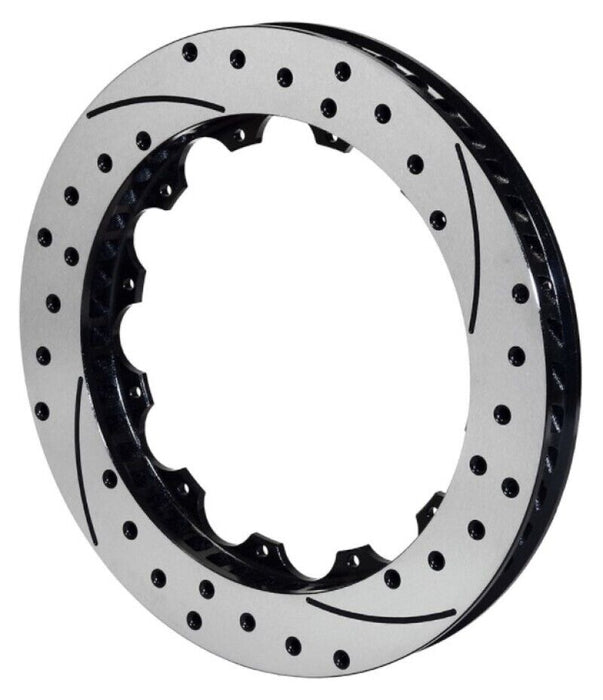 Wilwood 160-9763-BK Brake Rotor SRP Carbon Drilled/Slotted 12x9.19 Bolt Circle