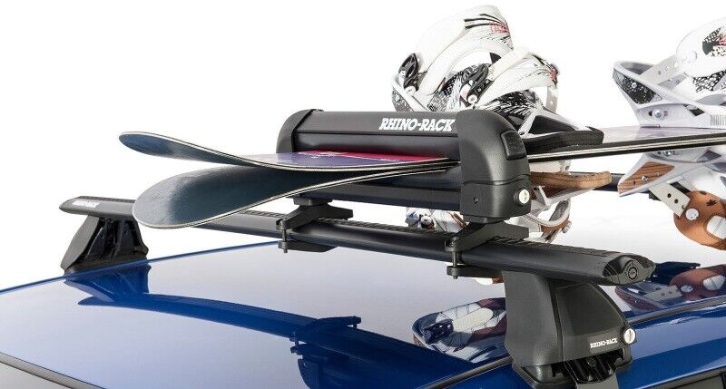 Rhino-Rack 573 Universal Ski/Snowboard Carrier - Fits 3 Pairs Of Skis Or 2