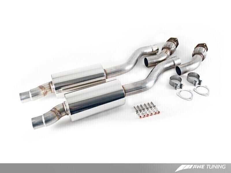 AWE Touring Exhaust Resonated 3415-42014 for Audi B8/B8.5 S5 Cabrio