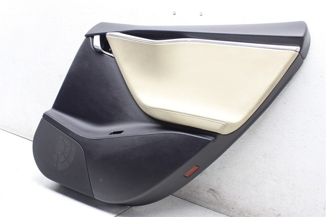 2013 Tesla Model S Passenger Rear Right Door Panel Cover Assembly OEM 12-15