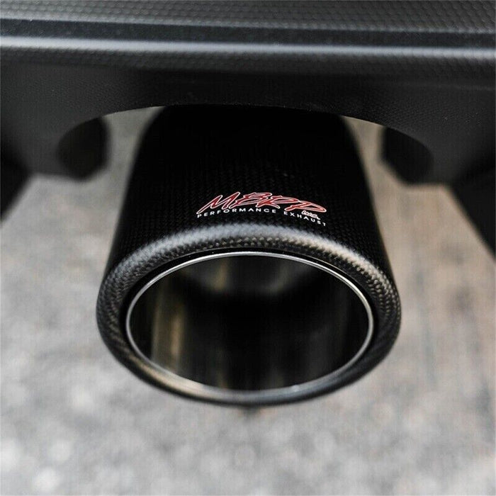 MBRP T5122CF Carbon Fiber Exhaust Tip - 3" Inlet, 4" Outlet, 7.7" Length