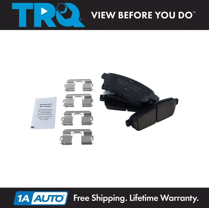 TRQ Premium Posi Ceramic Brake Pad Rear Set for Chevy Cruze Sonic Volt Encore