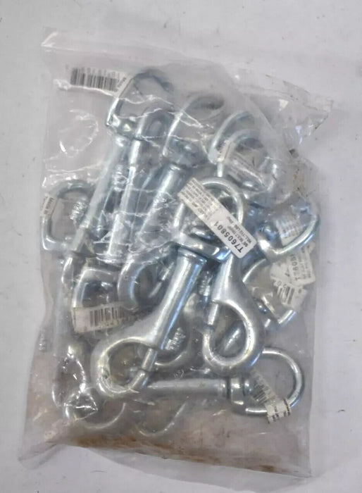 Lot of 10 Campbell Round Swiveling Eye Bolt Snaps 5/8" x 4" OAL T7605801