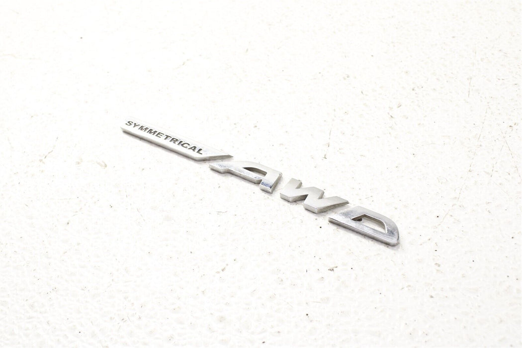 2020 Subaru WRX Symmetrical AWD Emblem Badge Assembly Factory OEM 15-21