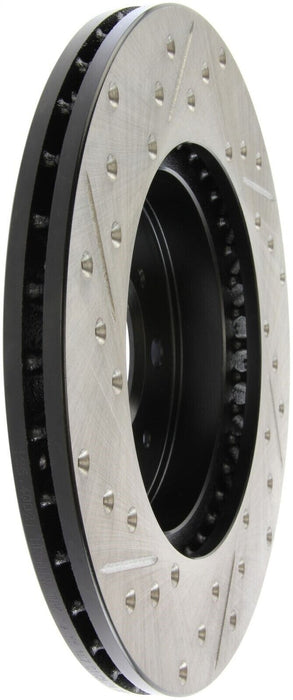 StopTech 127.40021L Sport Cross-Drilled And Slotted Disc Brake Rotor