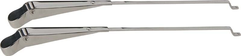 Kentrol Fits 68-86 Jeep Windshield Wiper Arms Pair CJ - Polished Silver