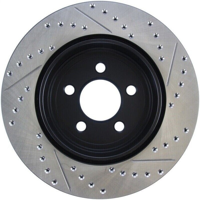 StopTech 127.63062R Sport Drilled & Slotted Rear Right Disc Brake Rotor