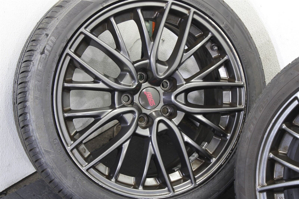 2016 Subaru WRX STI 18x8.5 Factory OEM Wheel Rim Wheel Set USED 15-17