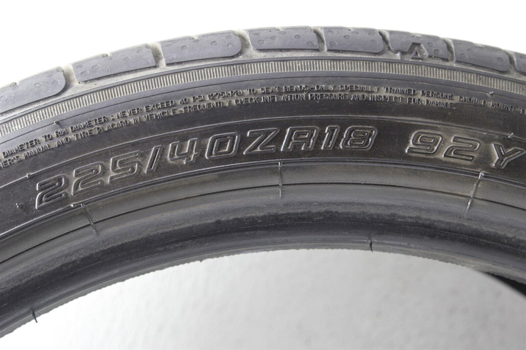 Falken Azenis FK 460 A/S 225/40ZR18 92Y 5/32nds Tire Tread USED