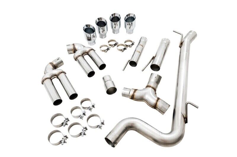 AWE 3015-42142 Tuning for Audi 8V S3 Track Edition Exhaust w/ Silver Tips 102mm