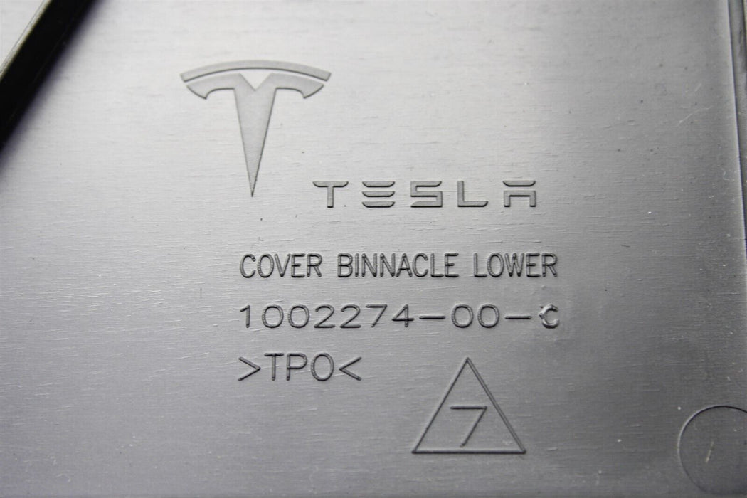 2013 Tesla Model S Instrument Panel Binnacle Lower Cover 1002274-00-C OEM 12-16