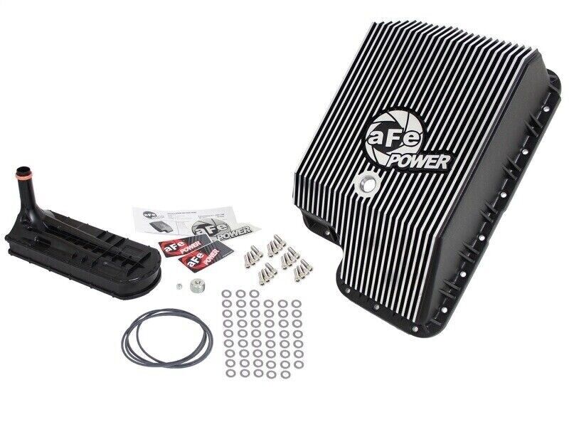 Afe 46-70122-1 Machined Finish Transmission Pan for Ford SuperDuty V8