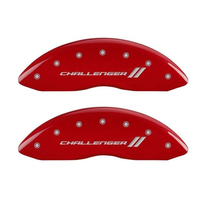 MGP Red Aluminum Caliper Covers For 2011-2020 Dodge Charger SXT & Challenger R/T