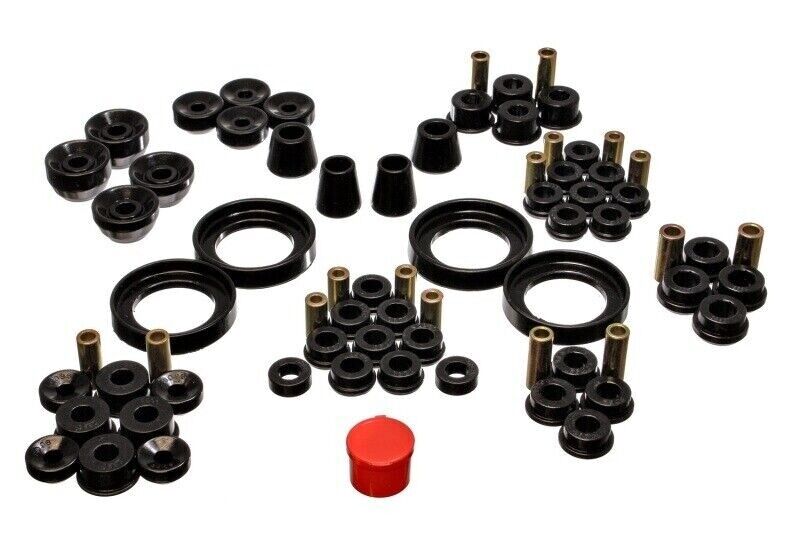 Energy Suspension 16.18106G Black Master Bushing Set For 1992-1996 Honda