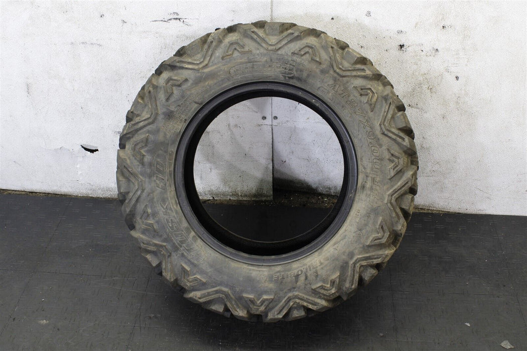 AT27x9.00-14 Tusk HD TriloBite Tire Assembly UTV Quad USED