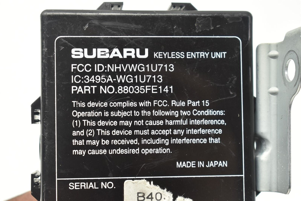 2005-2006 Saab 9-2x Keyless Entry Unit Module 88035FE141 Factory OEM 05-06