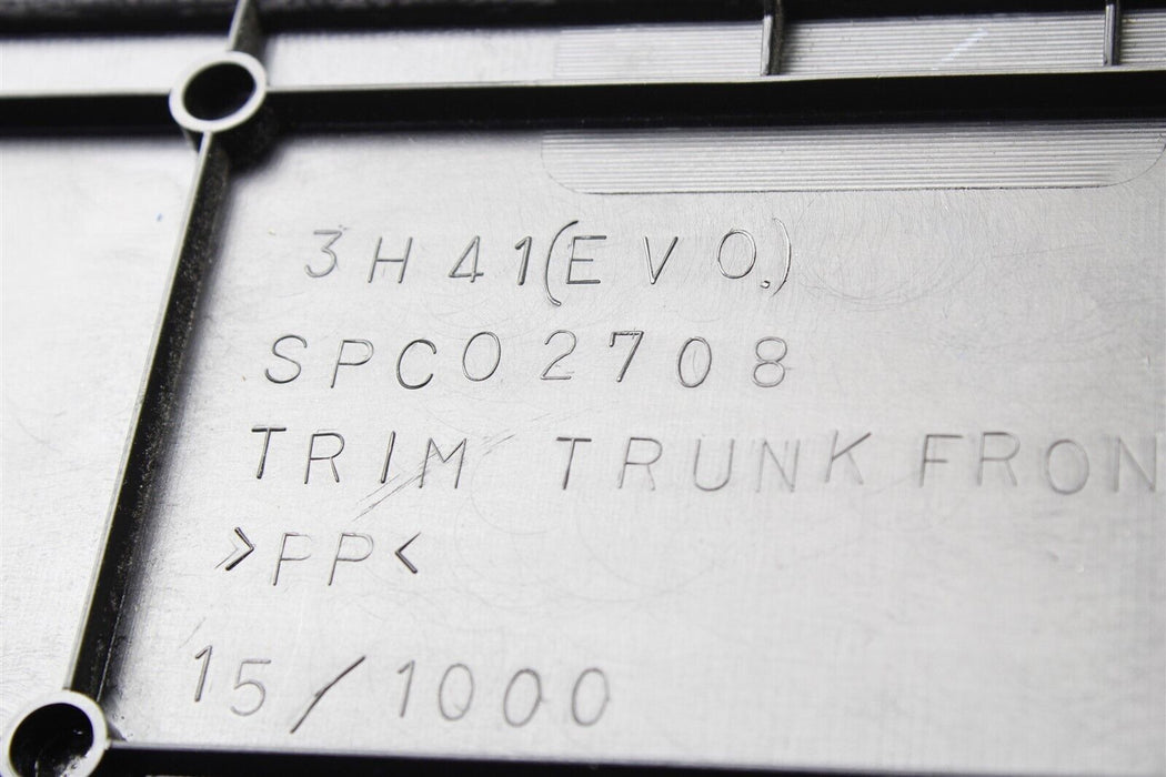 08-15 Mitsubishi Evolution X Trunk Trim Panel Cover EVO 2008-2015