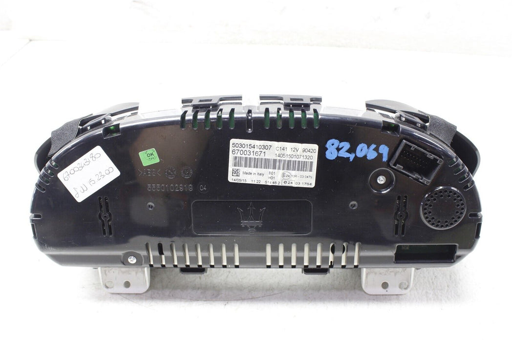 2015 Maserati Ghibli Speedometer Instrument Cluster 670031671 Factory OEM 14-17